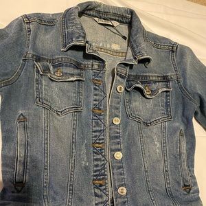 Zara distressed z1975 Denim Jean Jacket